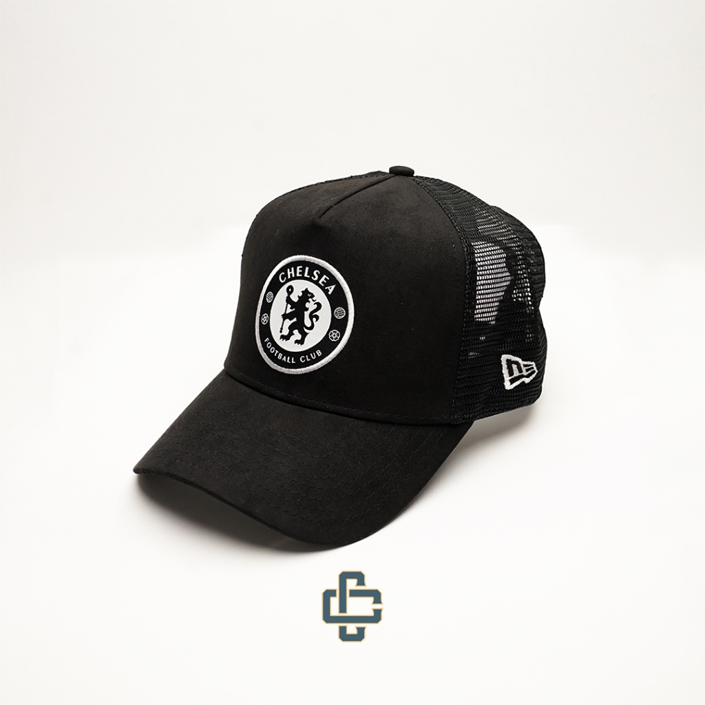 TOPI NEW ERA ORIGINAL 940 A FRAME TRUCKER CHELSEA FOOTBALL CLUB BLACK