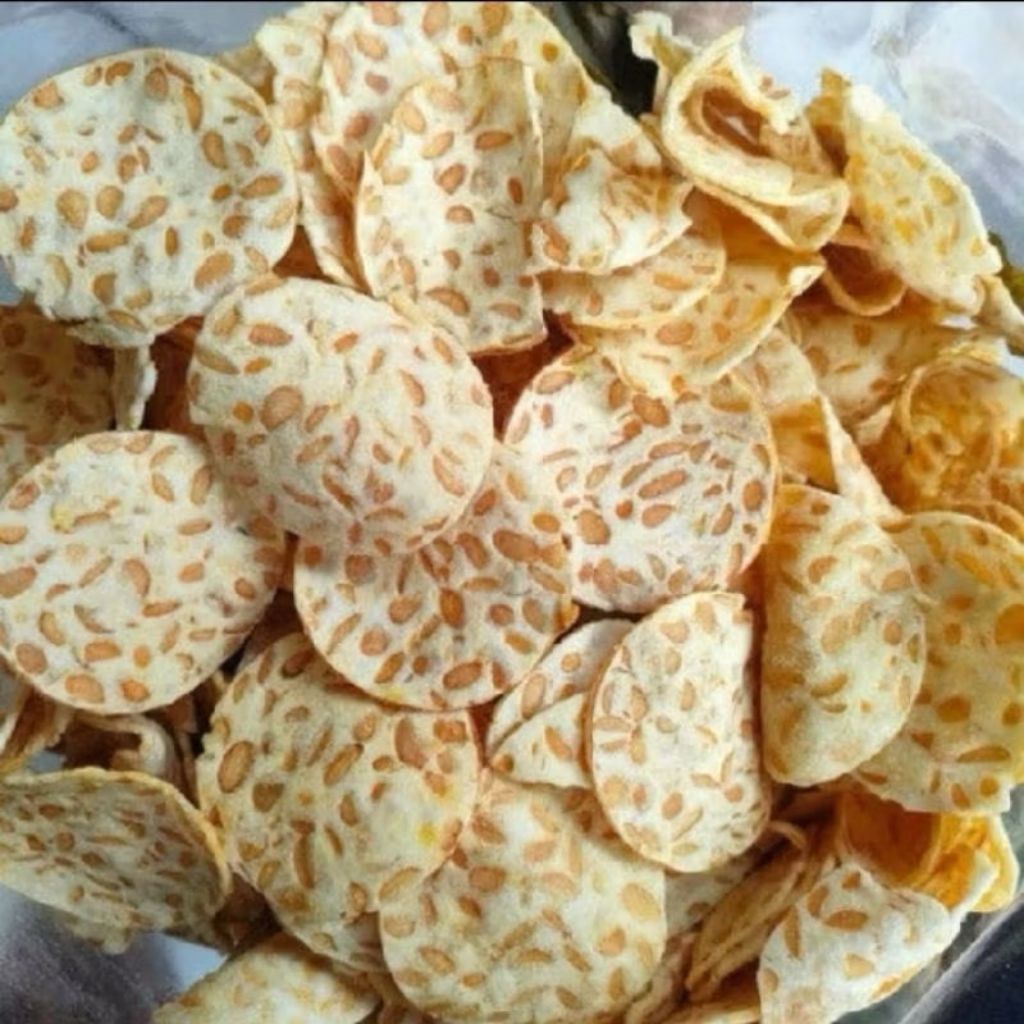 

Keripik Tempe Sagu / Tempe Sagu Mini Crispy / Renyah Dan Gurih