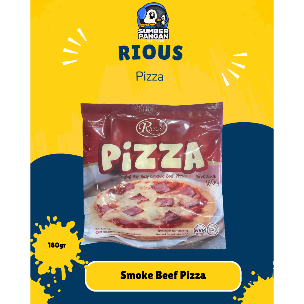 

Rious Smoked Beef Pizza 180gr - Perfect Pizza Ingredient Set