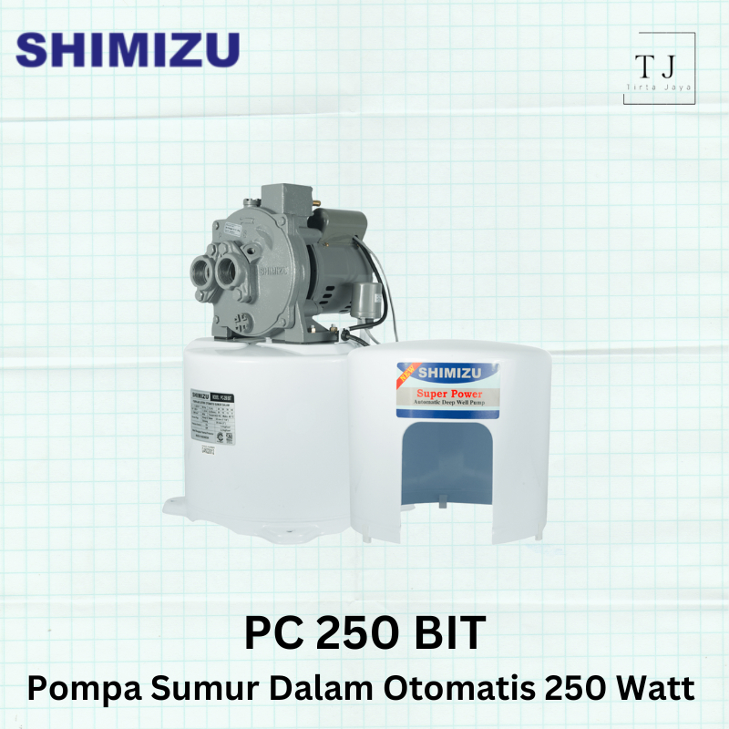 SHIMIZU PC 250 BIT Pompa Air Shimizu Sumur Dalam OTOMATIS JET PUMP