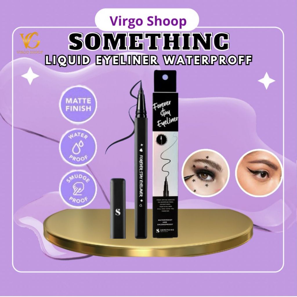 ❤️VIRGO❤️ Somethinc Forever Stay Waterproof Liquid Eyeliner 0.5ml - Waterproof - Virgo Shoop