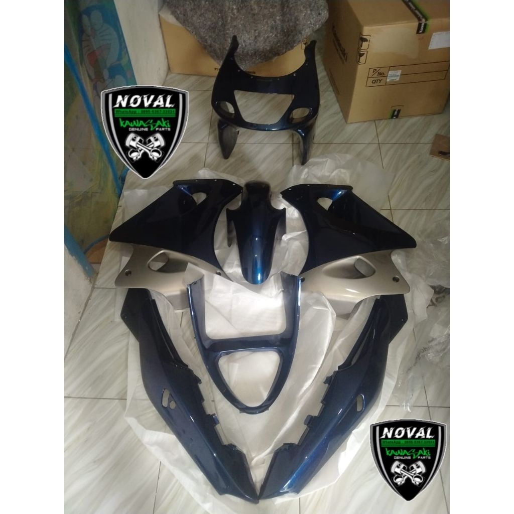 COVER BODY FULLBODY NINJA RR OLD BIRU NAVY ORIGINAL