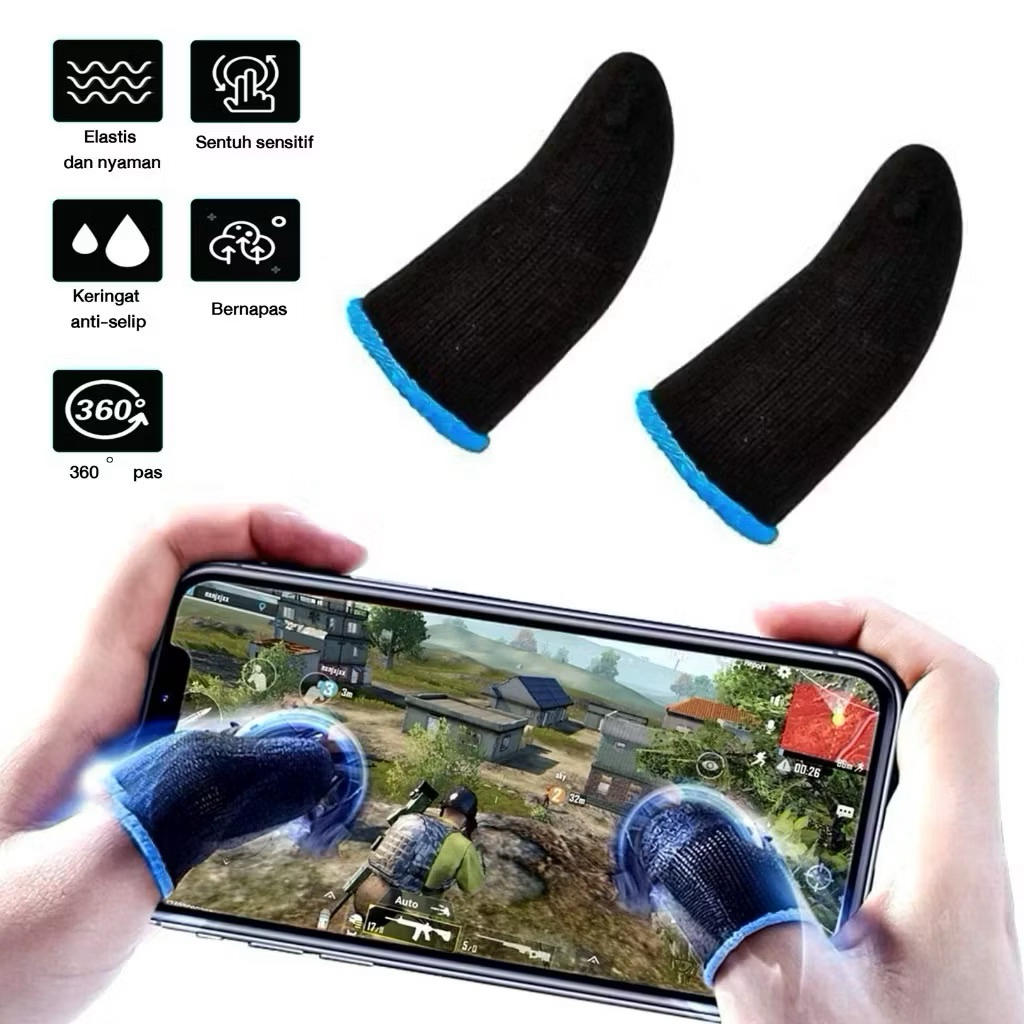 Sarung Jempol Gaming / Sarung Jari Anti Keringat / Sarung Jempol Gamers / Sarung Tangan Jempol / Sar