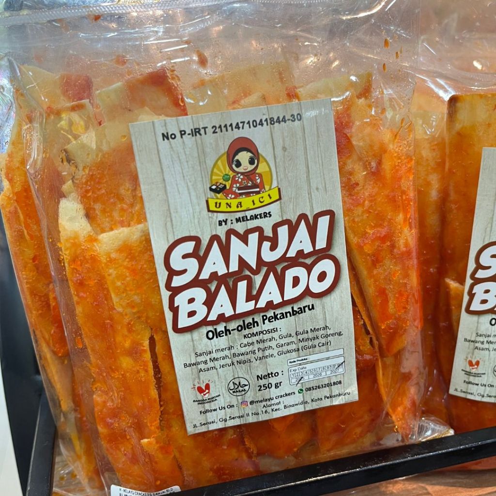 

Sanjai Balado Una - Viera oleh oleh pekanbaru