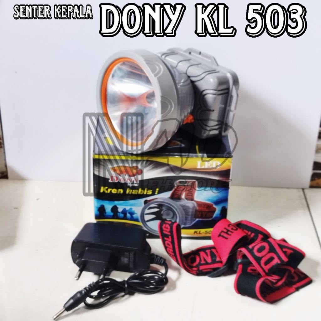 *Senter Kepala Dony Kl 503 Cahaya Kuning