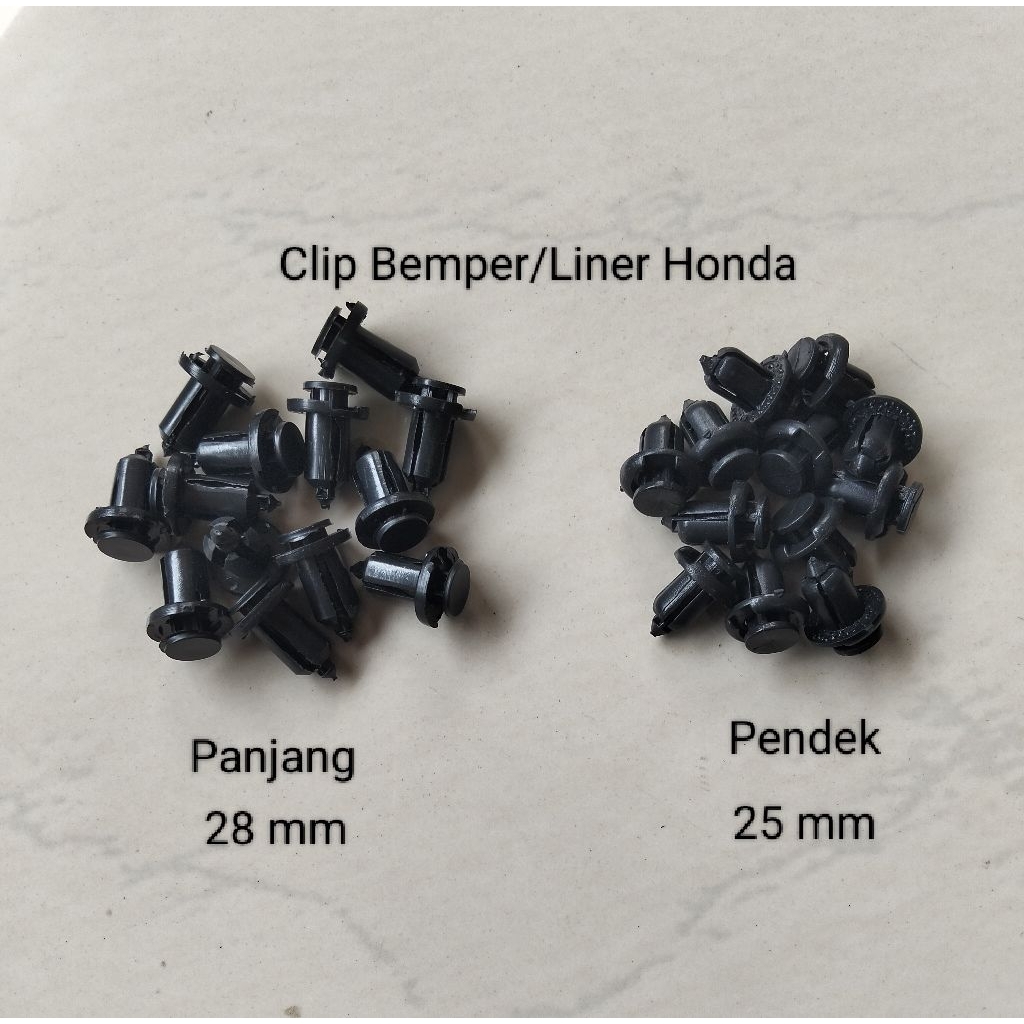 Harga 10 Biji Clip Cengkeh/Clip Liner/Bemper Honda jazz old/RS/Mobilio/BRV/CRV dan lainnya