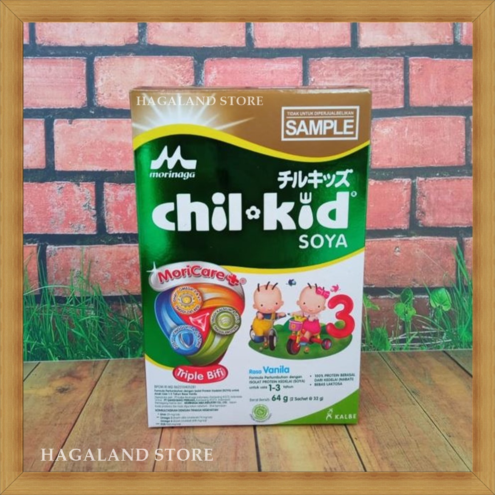

Morinaga Chil Kid Soya 3 64gr Vanila Chil-Kid ChilKid Soya Tahap 3 64 gram