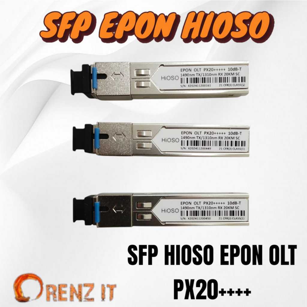 SFP EPON HIOSO +7 +8 +9 +10