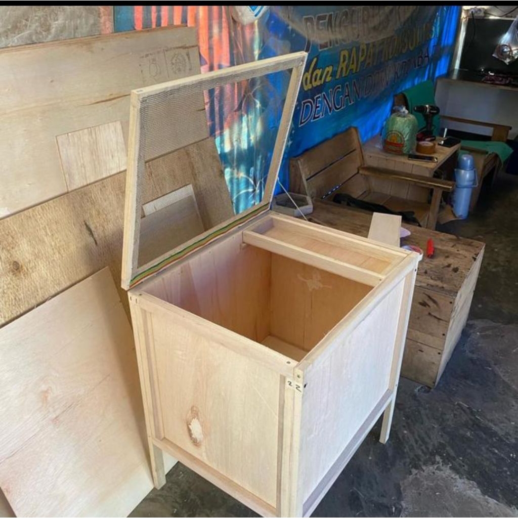 KANDANG JANGKRIK KAYU | TEMPAT JANGKRIK UKURAN BESAR