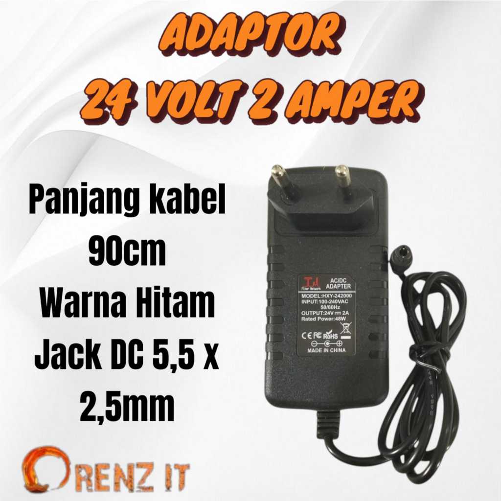 adaptor 24v 2a 5,5 x 2,5 mm