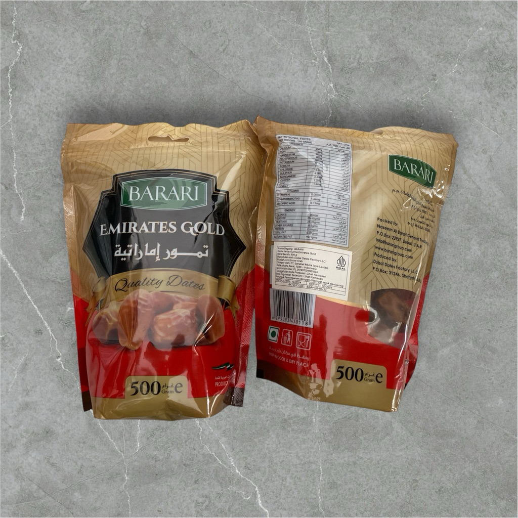 

Barari Zahidi Emirates Gole Quality Dates 500gr