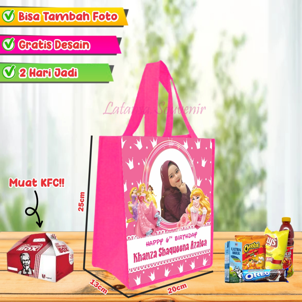 

Tas Ultah Potrait / Tas Ulang Tahun Anak/ Tas Ulang Tahun Custom/Tas Ultah Murah/Goodie bag murah/Goodie bag karakter/Goodie bag custom/Tas ultah kuda poni/Tas ultah Freefire/Tas ultah Barbie/Tas Ultah Kartun