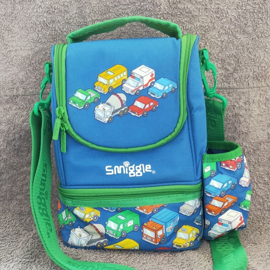 Preloved Tas SMIGGLE Lunch Box Sling Strap / Tas Bekal Lunch Bag Smiggle / Tas Anak Smiggle Lunchbox