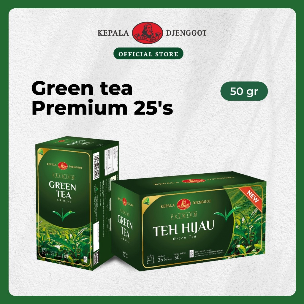 

PROMO LIVE! Green Tea Premium 25's 50 Gr + FREE Hadiah Menarik!
