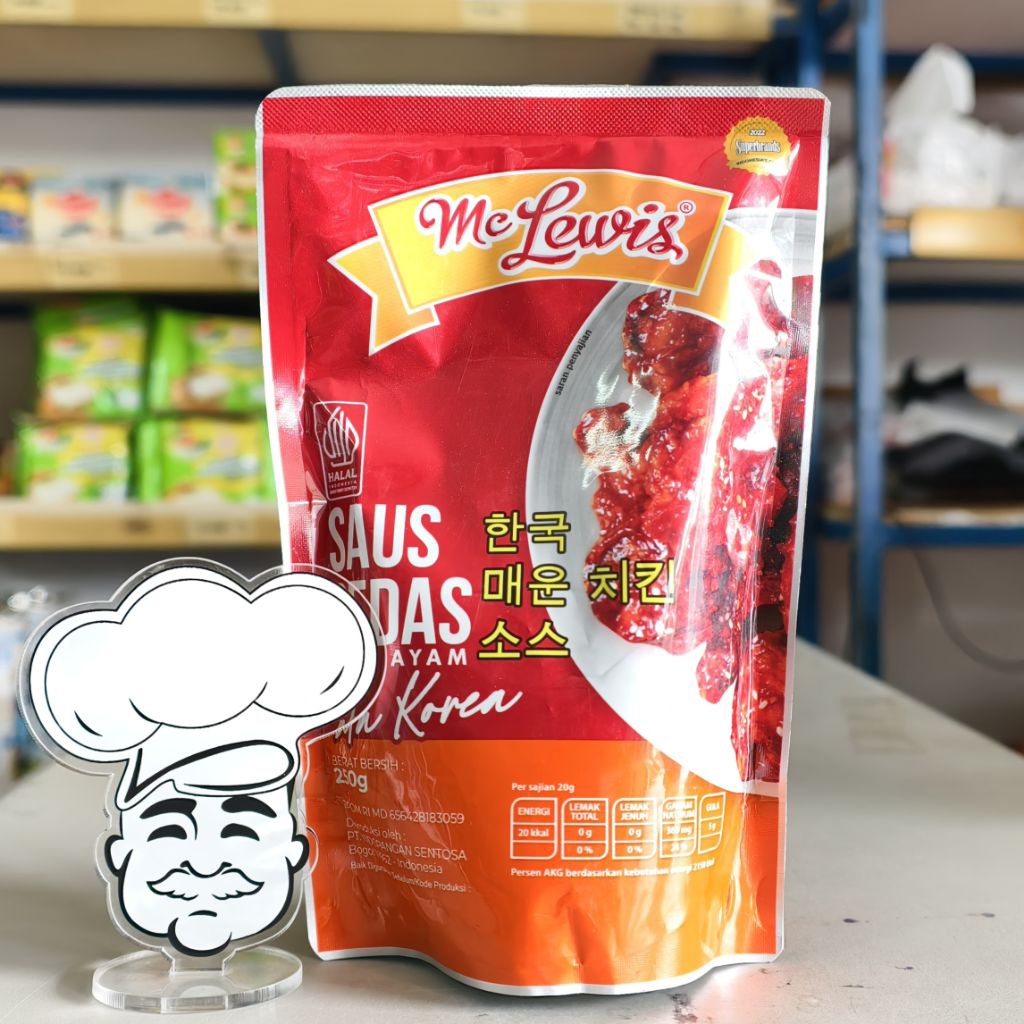

Mc Lewis Korean Sauce 250Gr / Saus Ala Korea Mc Lewis 250Gr / Mc Lewis Saus Korea 250Gr