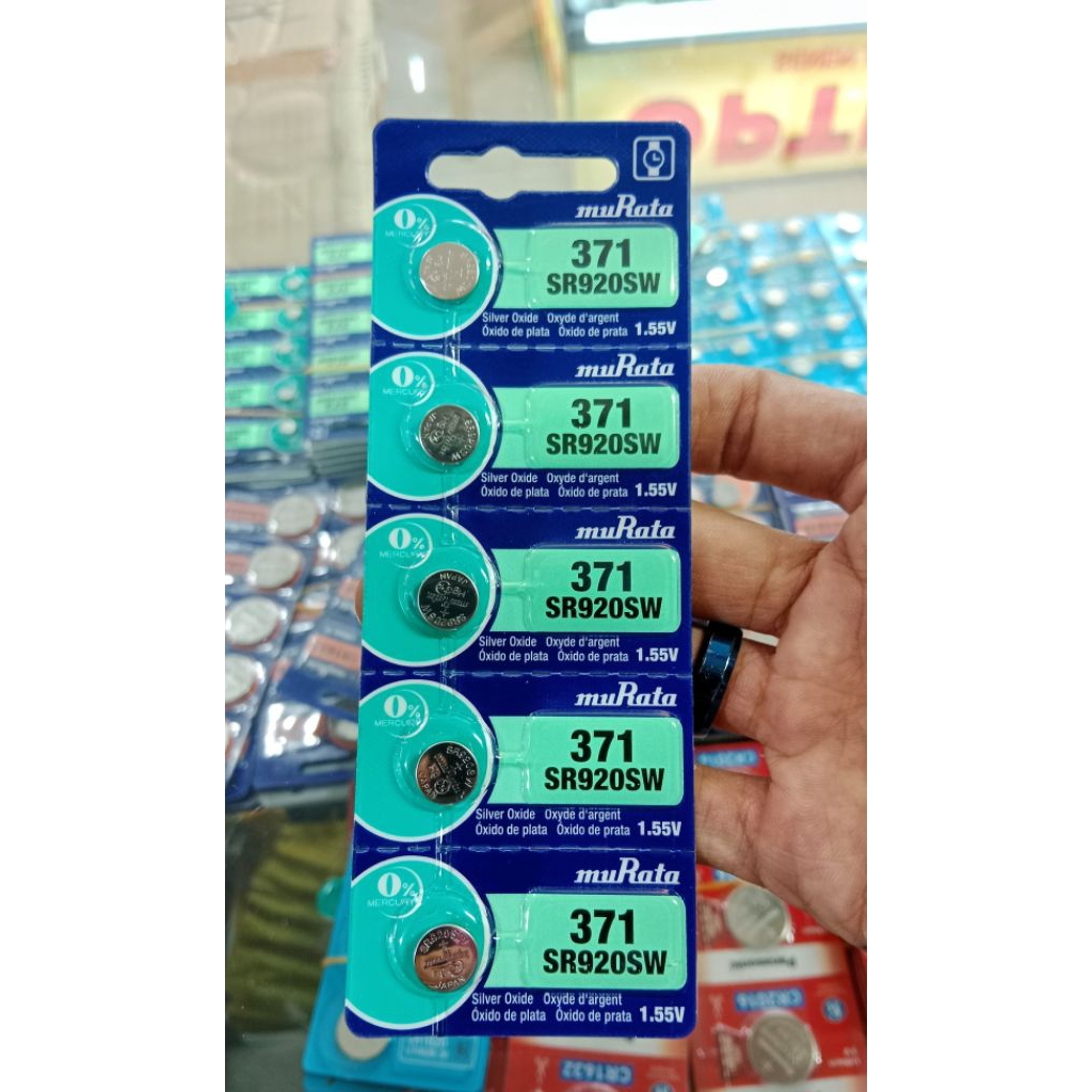 BATERAI Jam tangan Murata SR920SW // SR 920 SW Murata Original Perlembar