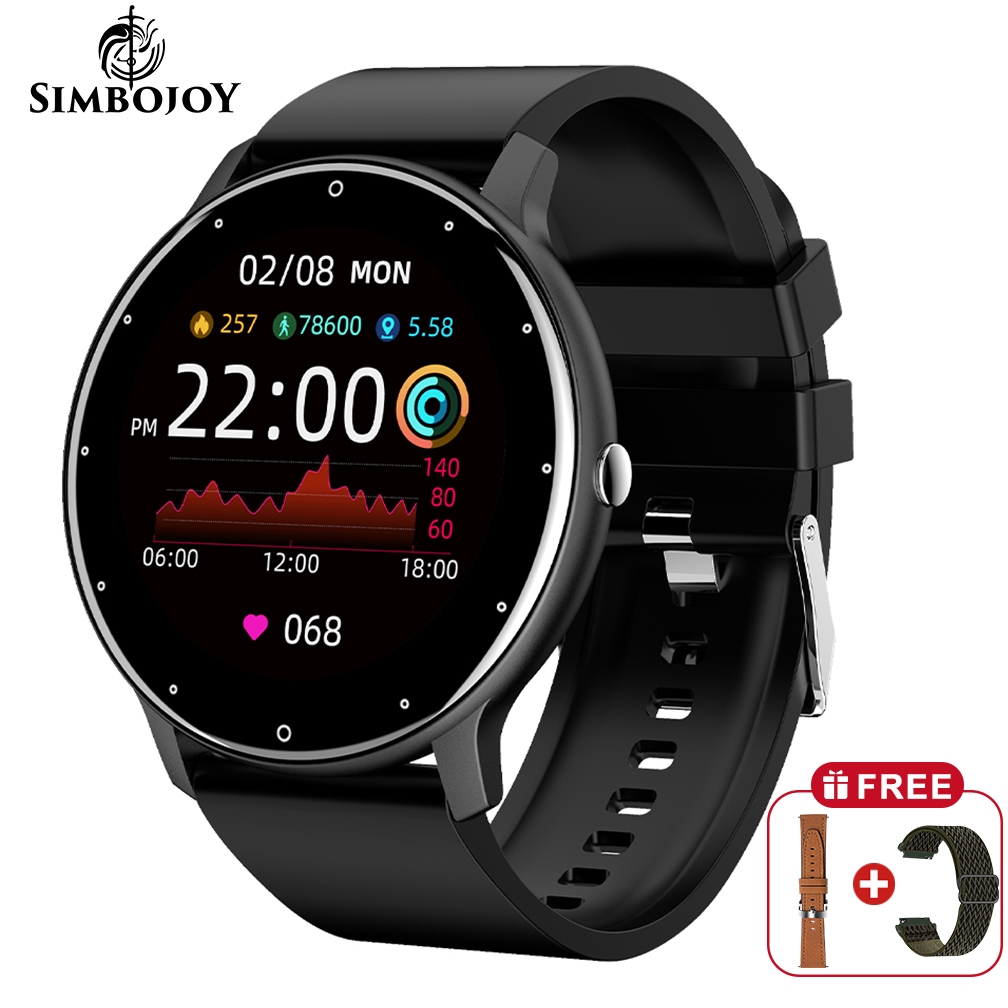 HOT PRODUCT Simbojoy SmartWatch ZL02D Layar Terang 1.28'' Anti Air IP67 Olahraga Pemantauan Tidur