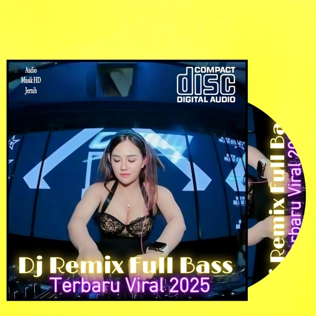 KASET CD LAGU DJ REMIX FULL BASS TERBARU 2025 - KASET CD DJ TIKTOK TERBARU - CD LAGU DJ REMIX - CD L