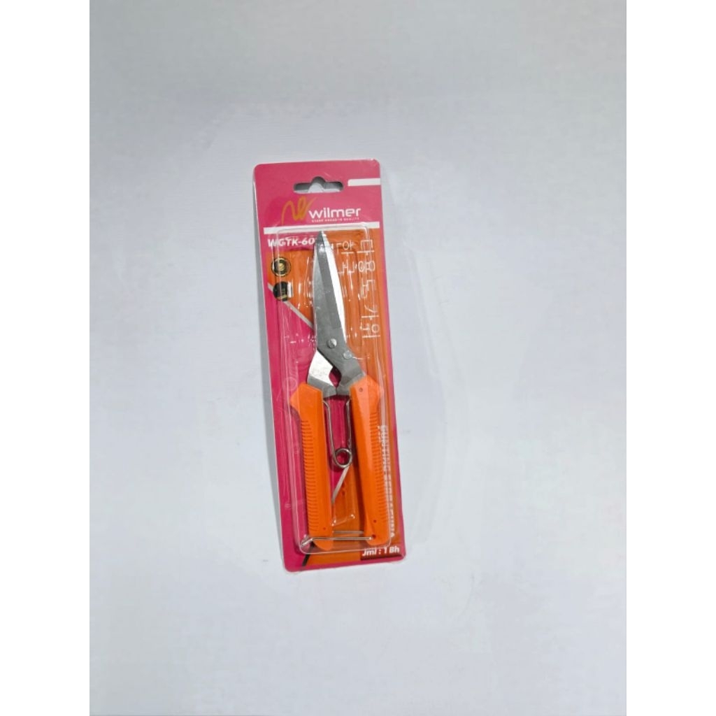 

Gunting Holo Stainless WILMER / Gunting Korea Lurus / Gunting Korea Dahan Kawat Serbaguna WILMER