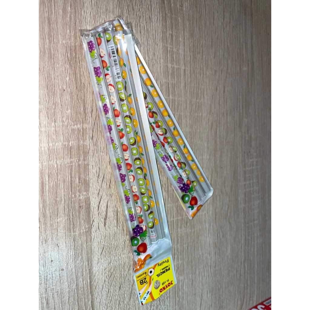 

PENSIL JOYKO 2B MOTIF BUAH (FRUTY) P-109 (ISI 4 BIJI)