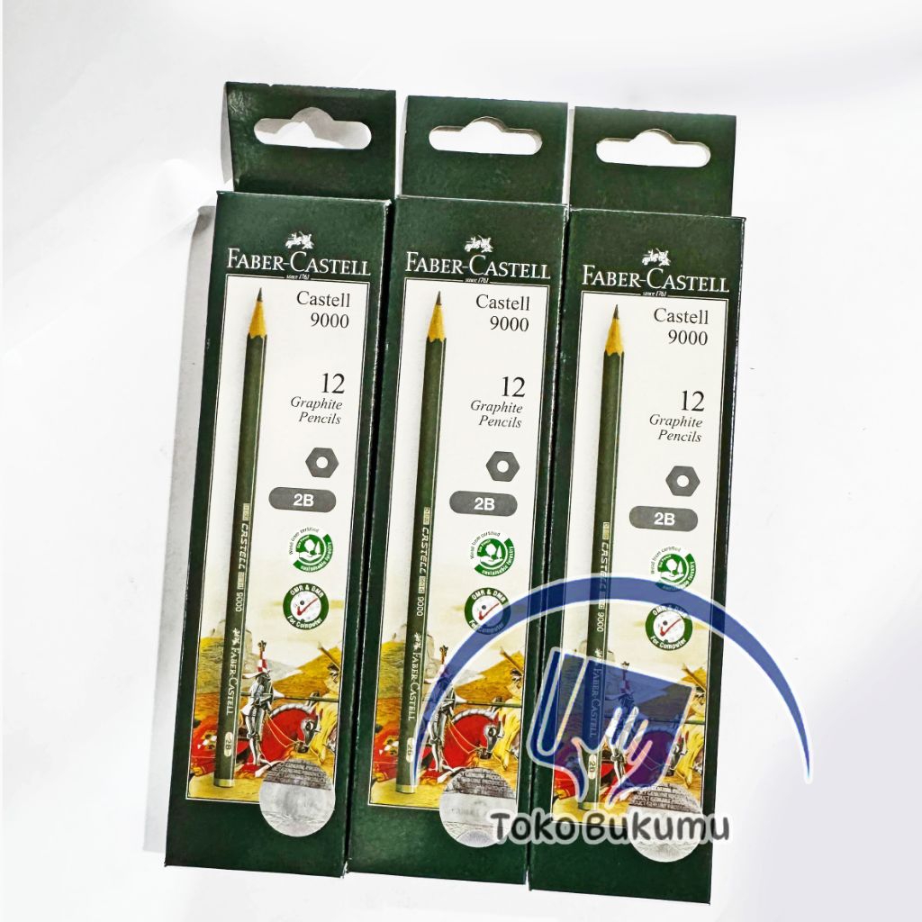 

Pensil Faber Castell 2B Kualitas Terbaik (1 Pack Isi 12Pcs)-READY STOK