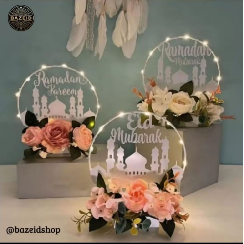 Lampu Dekorasi Ramadhan | Pajangan Lampu Dekorasi Original Saudi/Hiasan Meja/Hiasan Ramadhan/Ramadha