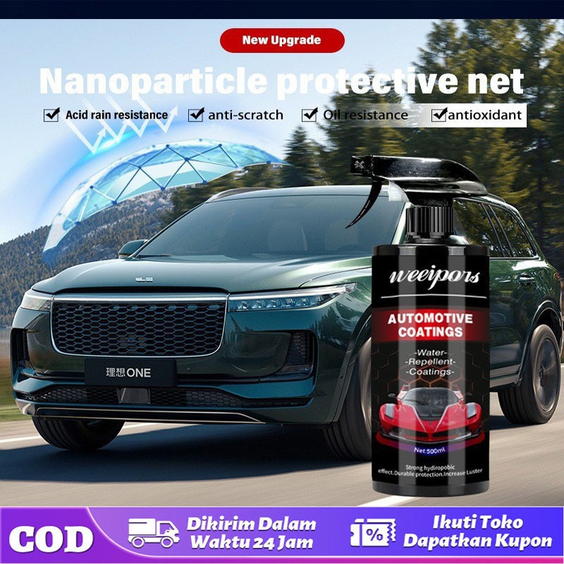 500ML Nano Ceramic Coating Pelindung Car Nano Coating Spray Pengkilap Body Pengkilap Mobil Pengkilap