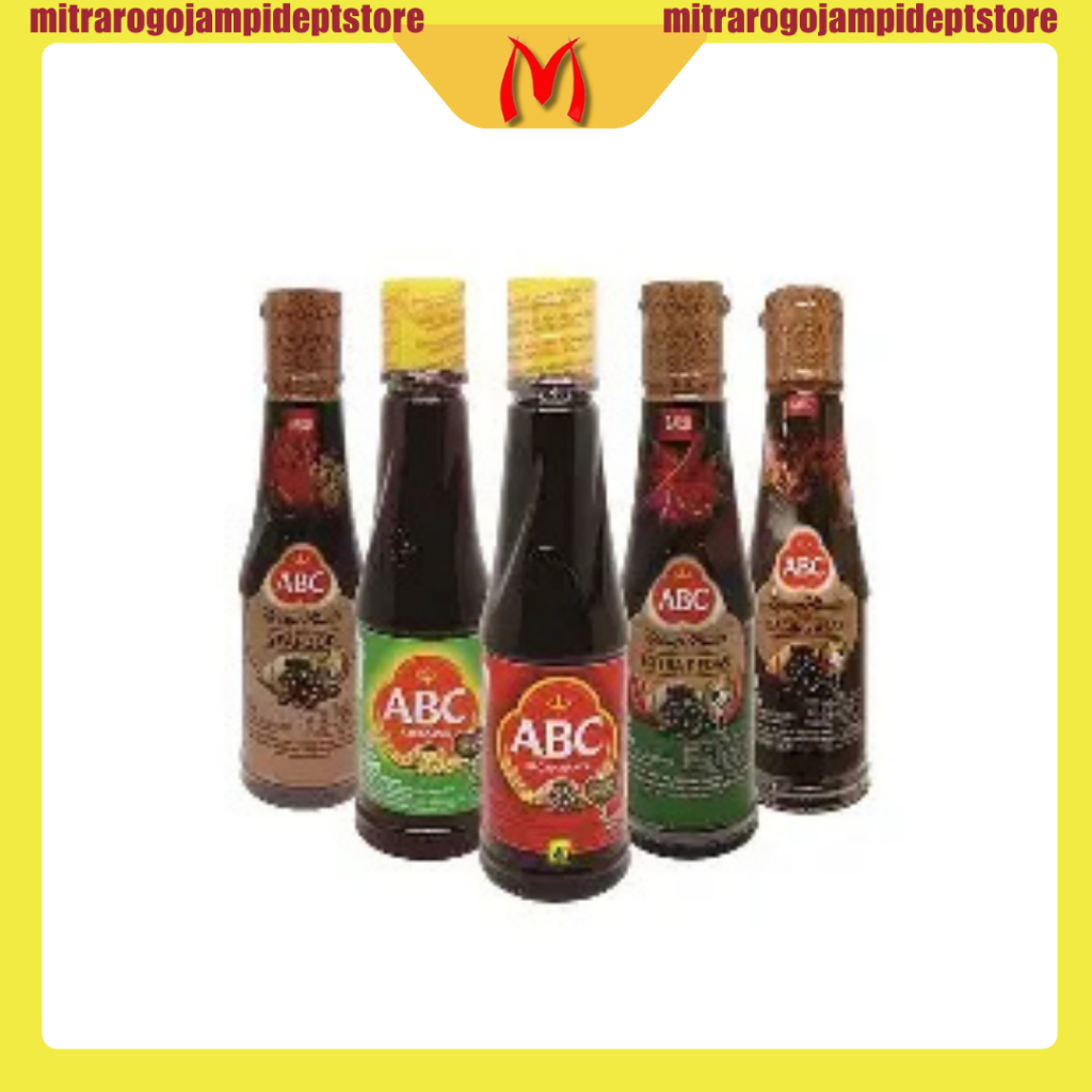 

ABC Kecap Botol Kemasan 135ml | Asin | Manis | Pedas | extra pedas