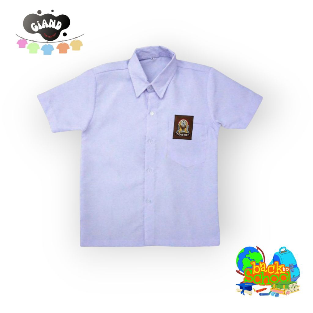 Seragam sekolah SMA tangan pendek // kemeja putih SMA tangan pendek // seragam SMA pendek