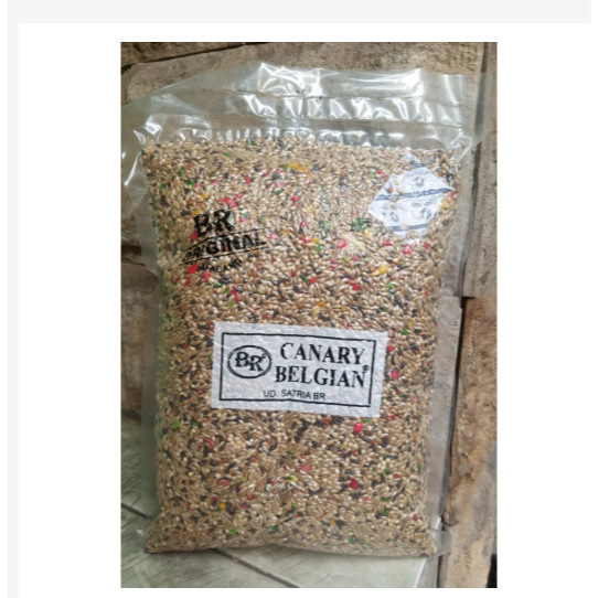 Makanan Burung / Kenari Canary Belgian / Belgie (1 kg) Premium / Pakan Kenari Belgie 1kg