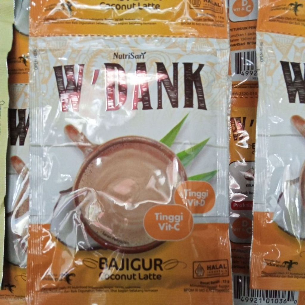 

Nutri sari W'DANK Bajigur / Lembar