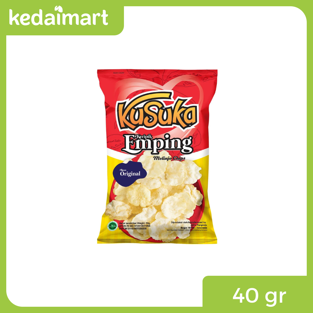 

Kusuka Keripik Emping Original 50 Gram