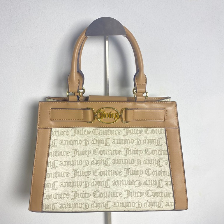Juicy Crosbody Beige large tas wanita