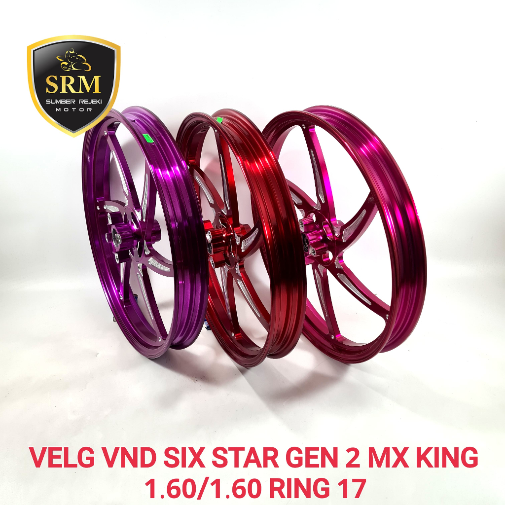 Velg VND Six Star Gen 2 MX King 1.60/1.60 Ring 17