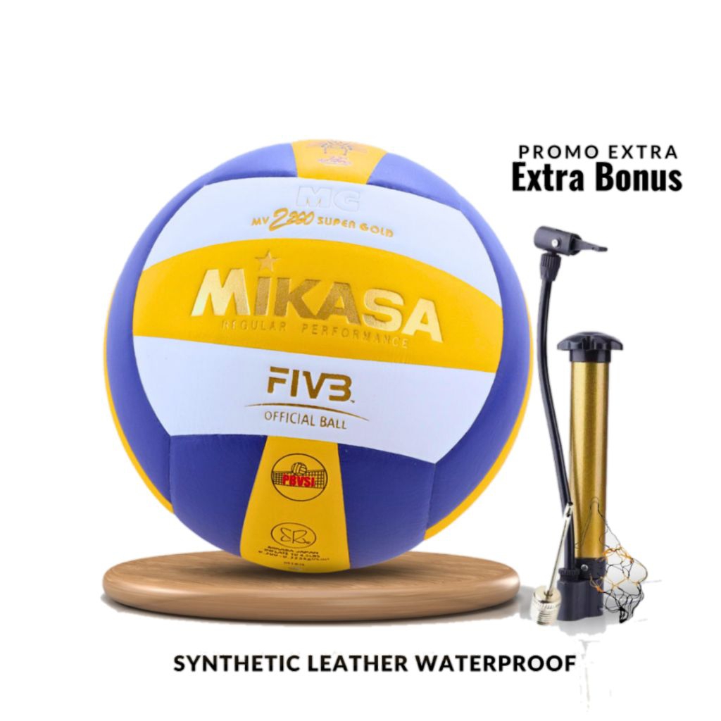Bola Voli Murah Bonus Pompaan. Bola Voli Super Gold di lem Bola Volley Bola Voli Bola Volly / Voly