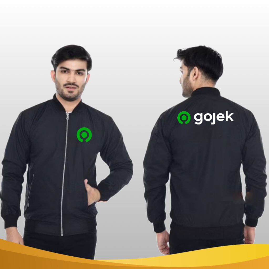 Jaket Gojek Bordir Jaket Gojek Bomber Jaket Ojol Varsity Custom Bordir