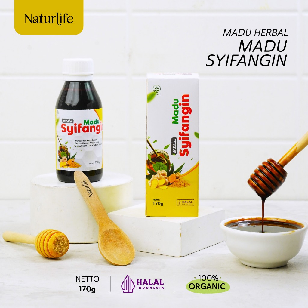 

Premium Anzala Madu Syifangin 170g Madu Herbal Masuk Angin, Mual / Perut Kembung / Obat Masuk Angin