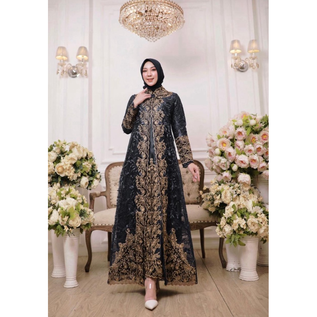 Gamis Tile Asoka|Gamis Jumbo Ld 120cm|Gamis Kondangan|Gamis Bordir Mewah|Gamis Jumbo|Gamis Tile Dot|