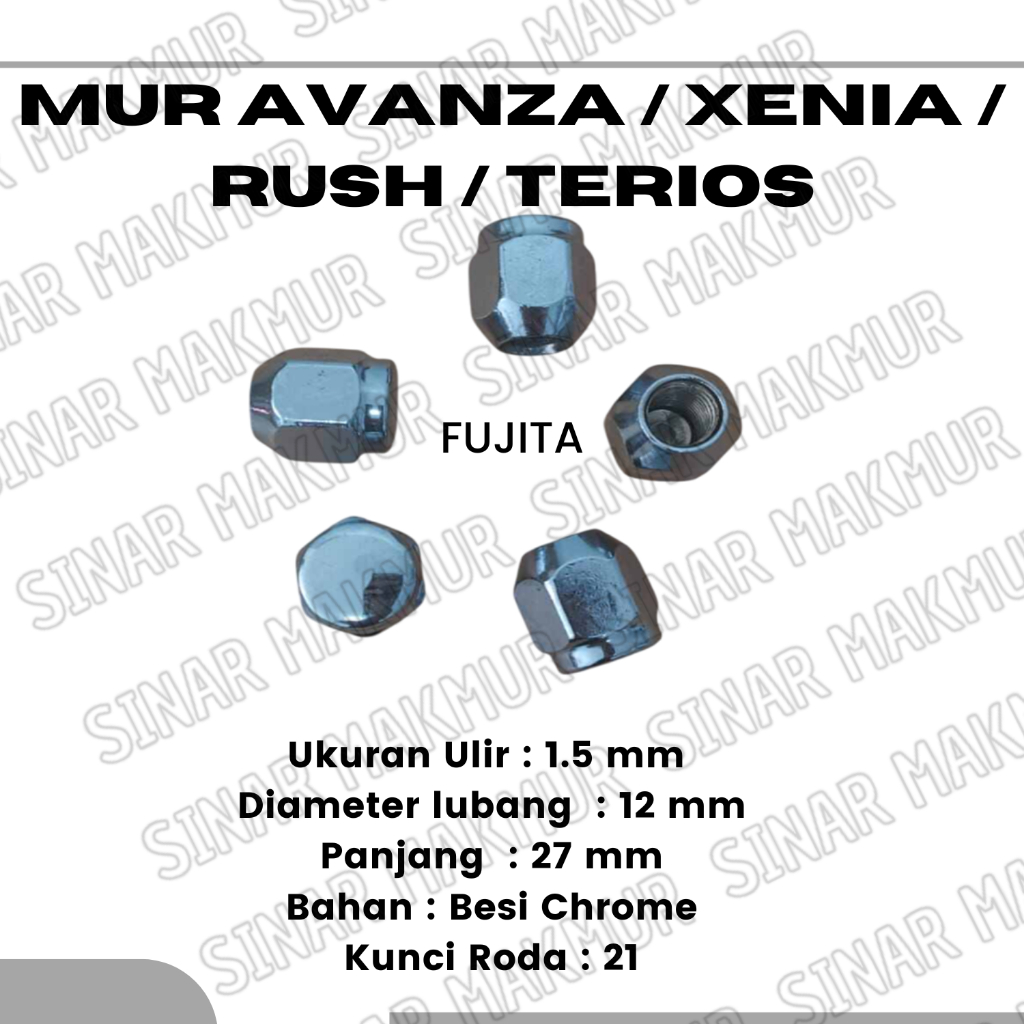 MUR /BAUT RODA RACING MOBIL TOYOTA AVANZA/XENIA/RUSH/TERIOS
