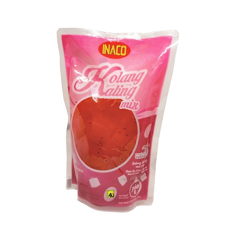 

[oddsolshop] pekanbaru/Inaco Kolang Kaling Mixed Frambozen 360GR Bahan Makanan Minuman Segar HALAL