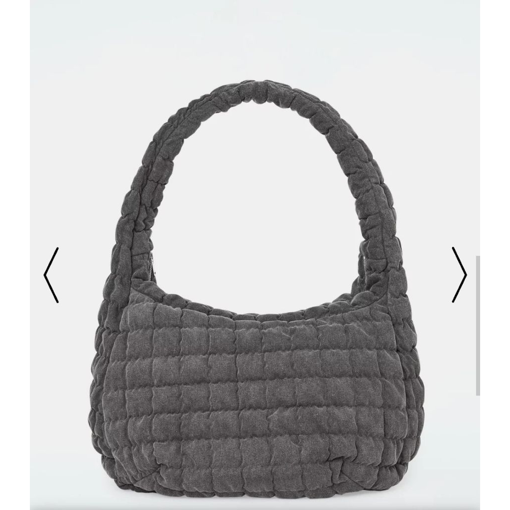 pillow bag cos dark grey