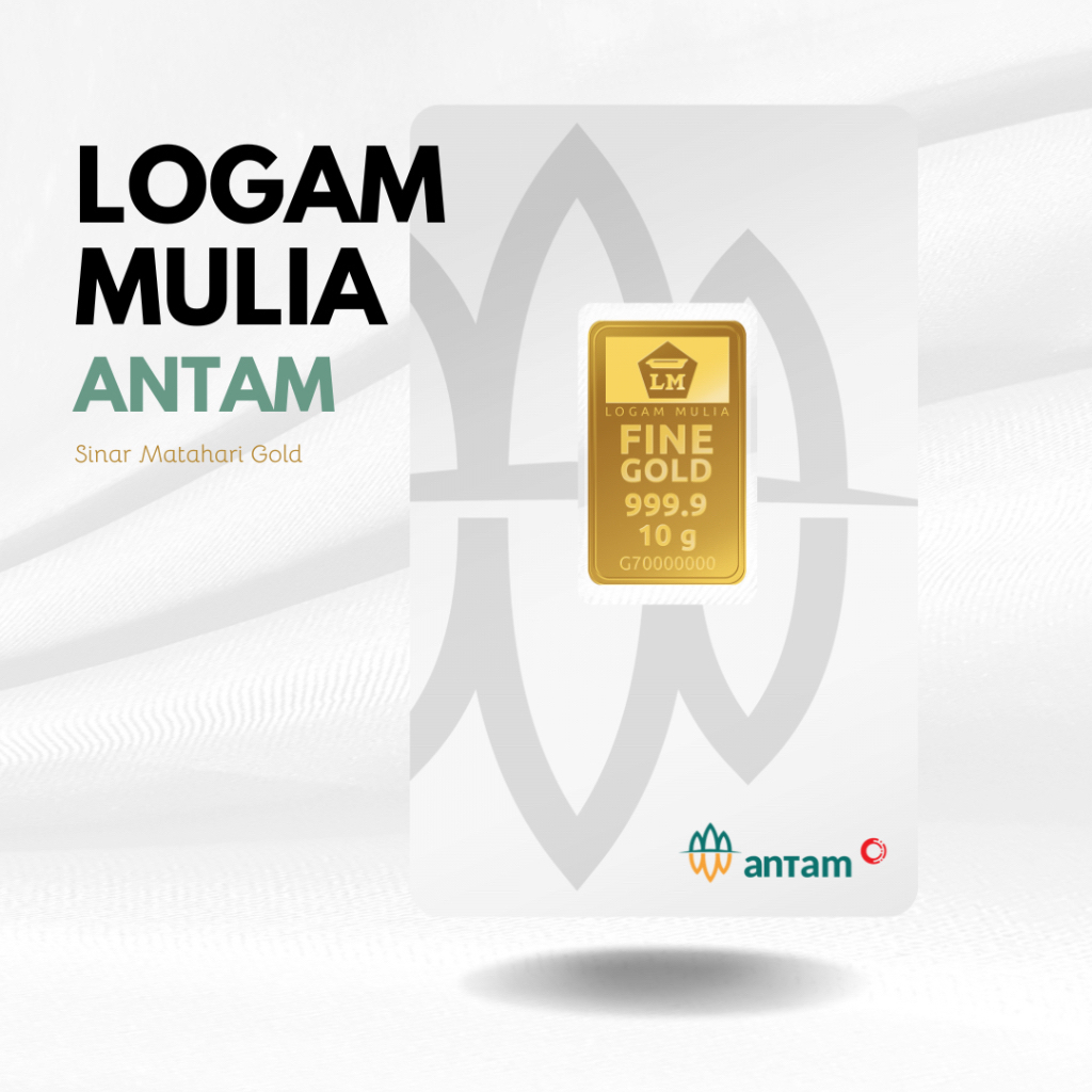 Logam Mulia Emas Batangan LM Antam  5 10 25 gram tahun 2025