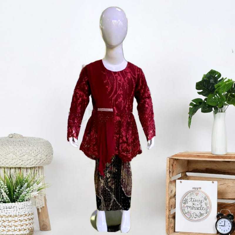 Kebaya Anak Modern / Kebaya Adat / Kebaya Anak Perempuan 4 - 12 tahun / Kebaya Anak Hijab / Kebaya S