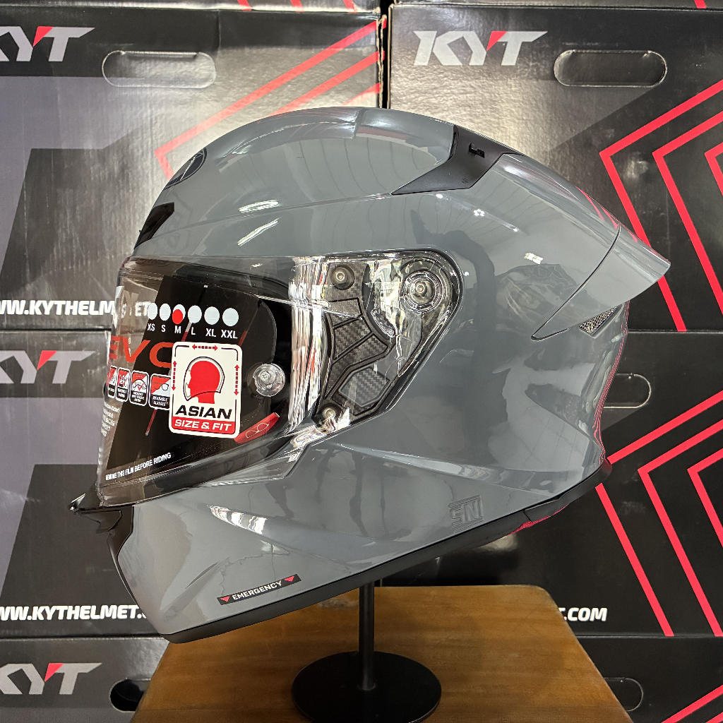Helm Full Face KYT TT-Revo Solid Polos Original