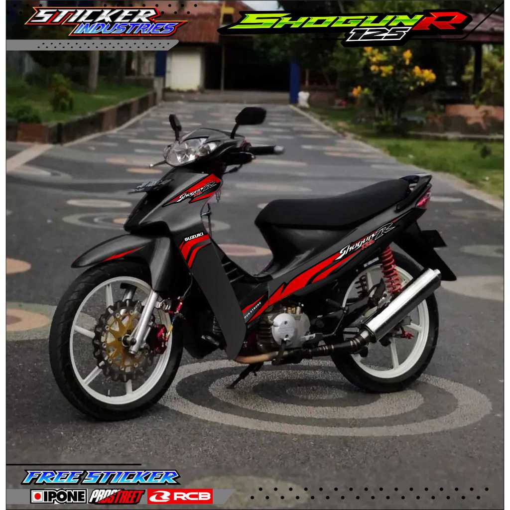 STRIPING VARIASI SHOGUN 125 R / STICKER LIST VARIASI MOTOR SHOGUN 125 R