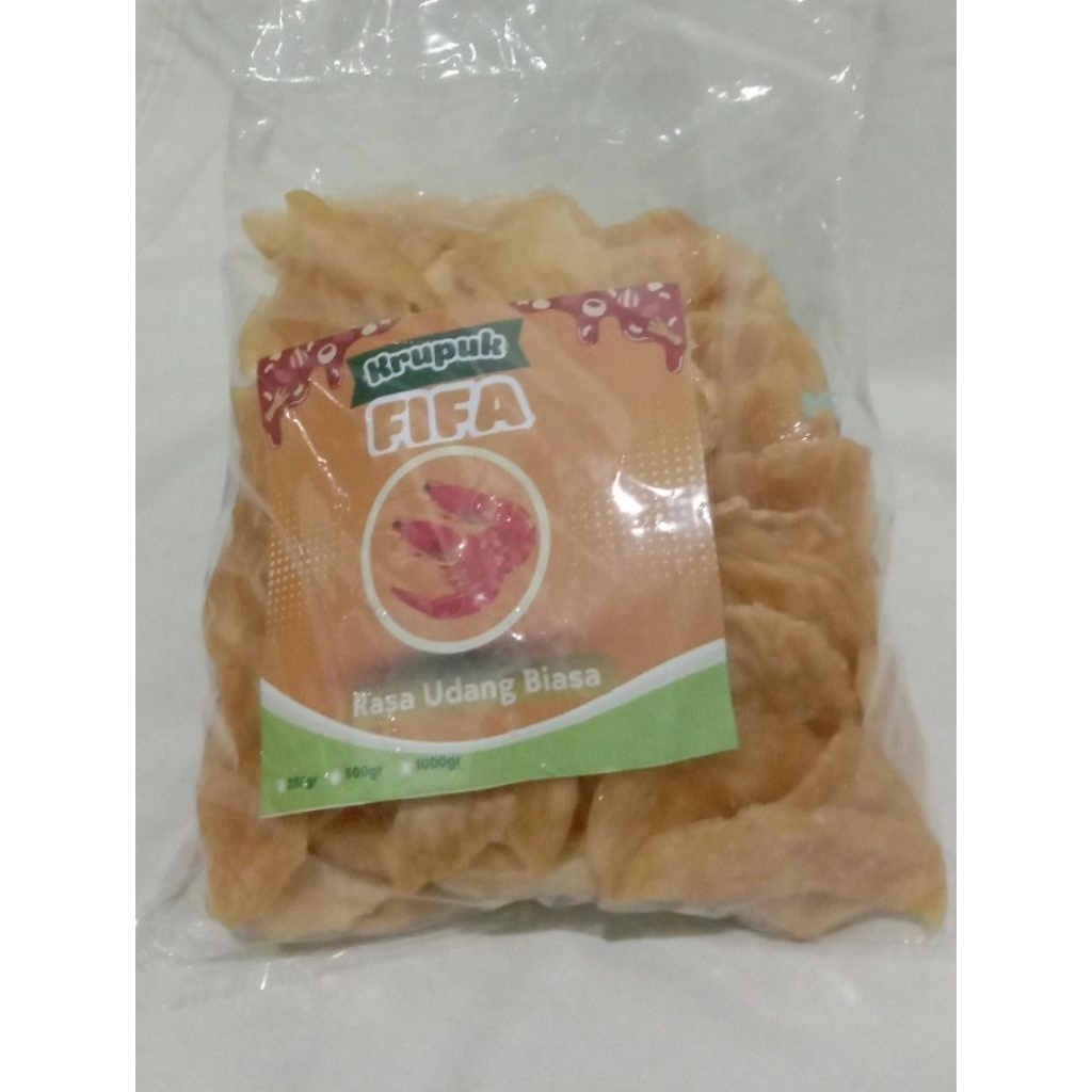 

KERUPUK UDANG BIASA GURIH ENAK MURAH 1kg