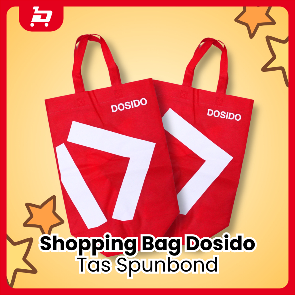 

DOSIDO - Shopping Bag Dosido | Tas Belanja Spunbond | uk. 41 x 33 cm