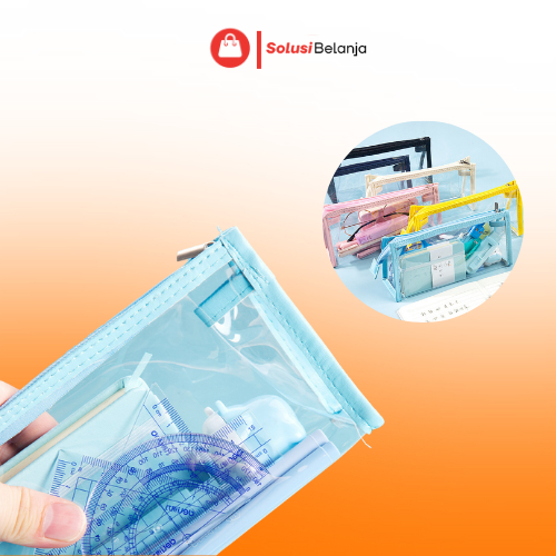 

Kotak Pensil Bening / Kotak Pensil Kapasitas Besar Multifungsi / Pencil Case Bening / Pencil Case Kapasitas Besar Y3447