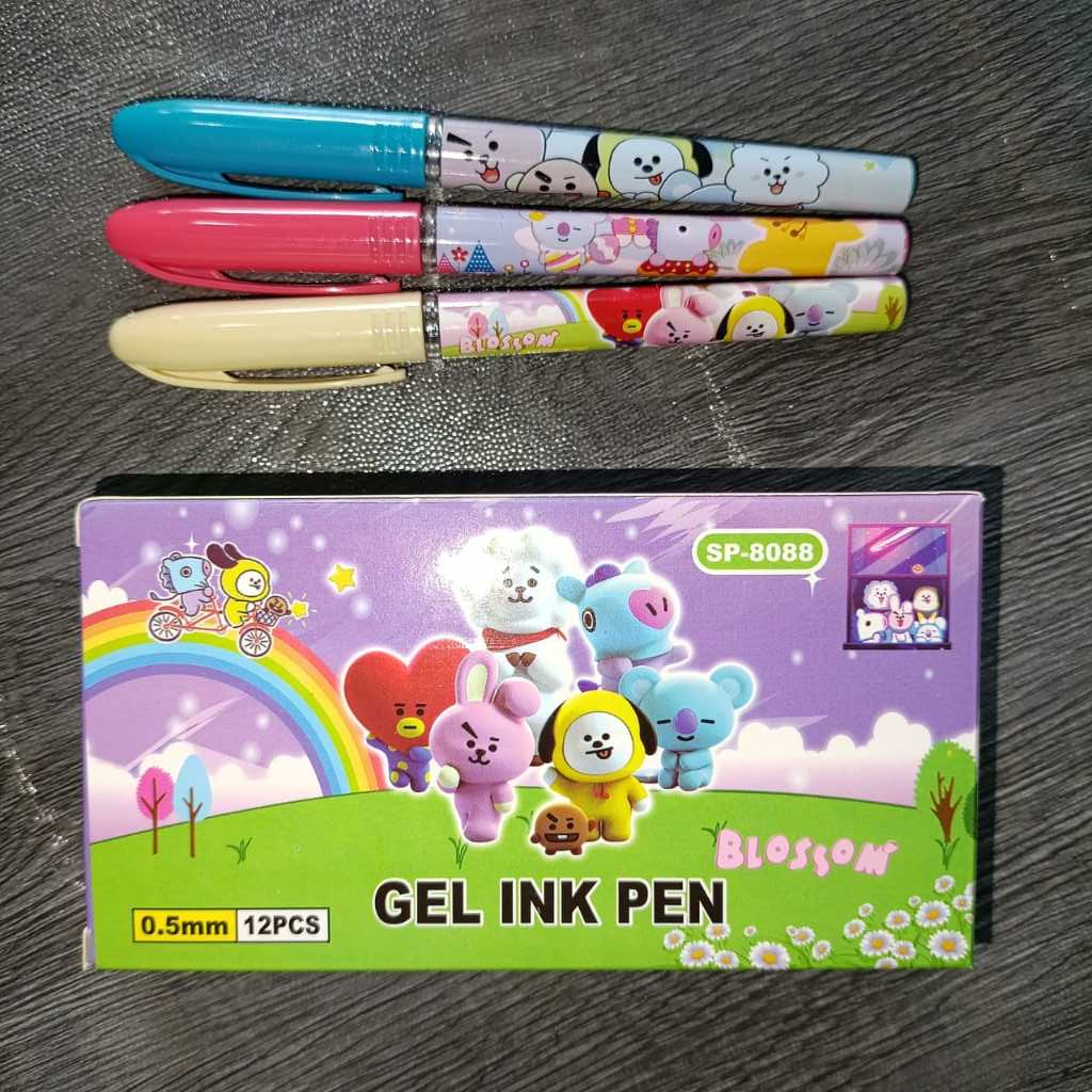 

Pulpen Gel Ink Karakter "BT21" - Harga 1 Pcs