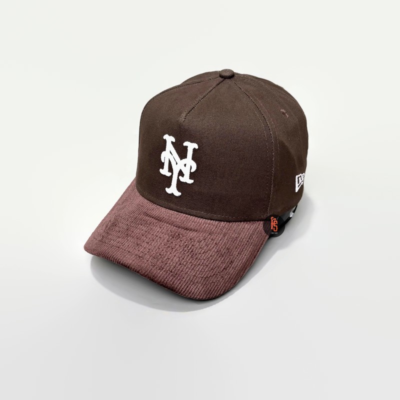 TOPI NEW ERA ORIGINAL 940 A FRAME CORD BEEFNBRO NEYMETS WALNUT BROWN